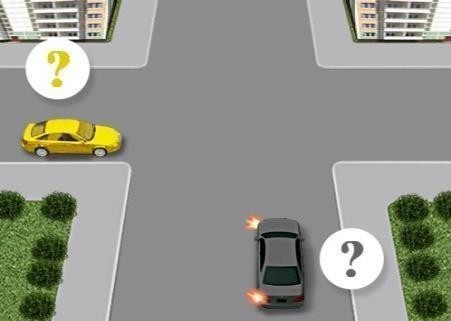 Малюнок до питання 8: Як роз'їдуться транспортні засоби в житловій зоні?
